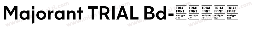 Majorant TRIAL Bd字体转换